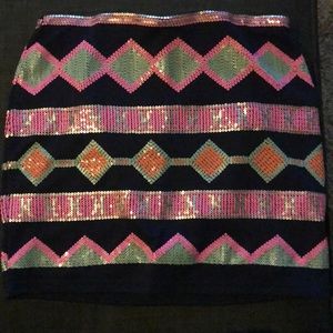 Sequin skirt
